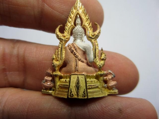 พระพุทธชินราช.เนื้อเงินสามกษัตริย์