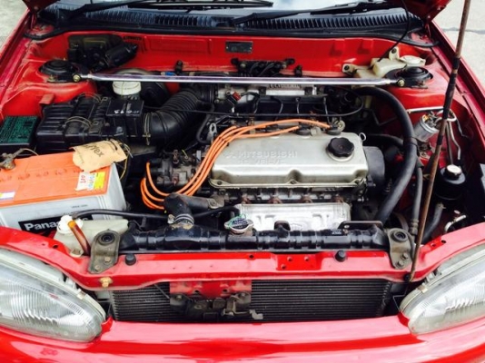 Mitsubishi Colt ปี93 เกียร์ออโต้ สีแดง แต่งสวย กล็อฟ์ 0804465223 Mitsubishi Colt ปี93 เกียร์ออโต้ สีแดง แต่งสวย กล็อฟ์ 0804465223