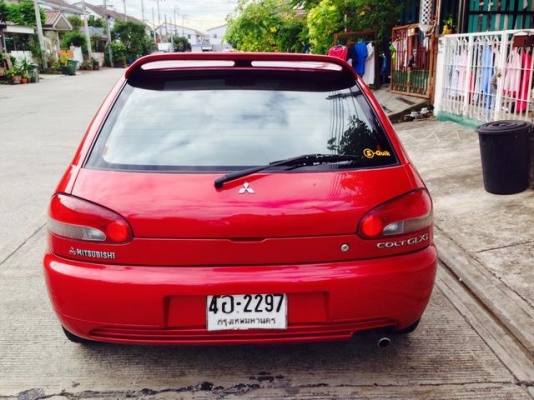 Mitsubishi Colt ปี93 เกียร์ออโต้ สีแดง แต่งสวย กล็อฟ์ 0804465223 Mitsubishi Colt ปี93 เกียร์ออโต้ สีแดง แต่งสวย กล็อฟ์ 0804465223