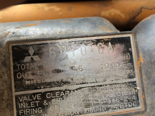 เครื่องมิตซู 6D10 มือสองจากนอก