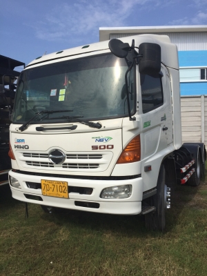 10ล้อหัวลาก HINO MEGA 500-260แรงม้าปี54 ติดก็าซNGV โรงงาน