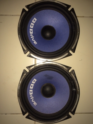 ลำโพงAlpine DDC-175B 6.5 นิ้ว 120W โครงหล่อ แม่เหล็กนีโอ เสียงกลางชัดๆ Made in Japan มือ2 ญี่ปุ่น