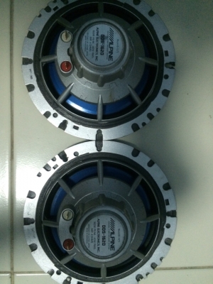 ลำโพง Alpine DDS-162D 2ทาง 6.5นิ้ว 160W โครงหล่อ แม่เหล็กนีโอ กรวยโพลี เสยีงกลางแหลมชัด เบสนุ่มๆ มือ2 ญี่ปุ่น