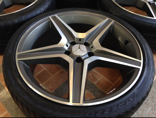 ล้อ AMG Style 6 ขอบ 20 สภาพสวย พร้อมยางปี14 ราคาไม่แพง