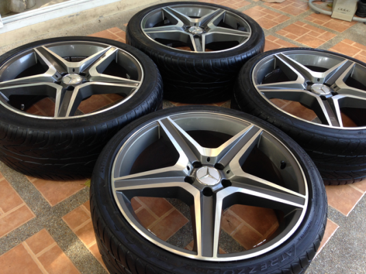 ล้อ AMG Style 6 ขอบ 20 สภาพสวย พร้อมยางปี14 ราคาไม่แพง