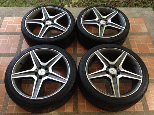 ล้อ AMG Style 6 ขอบ 20 สภาพสวย พร้อมยางปี14 ราคาไม่แพง