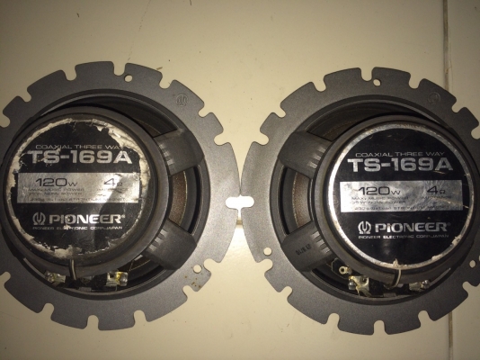 ลำโพง Pioneer TS-169A 3ทาง 6.5นิ้ว 120W โครงหล่อ กรวยโพลี เสียงกลางแหลมชัดๆ ใสๆ เบสนุ่ม Made in Japan มือ2 ญี่ปุ่น