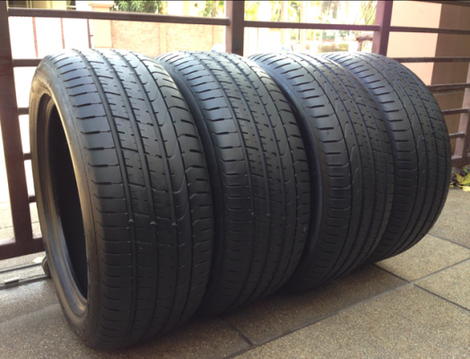 ยาง PIRELLI 245 50 18 ดอกเต็ม สวยคม ไม่มีปะ พร้อมใช้งานยาวๆ ราคาไม่แพง