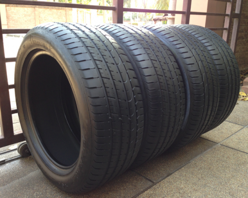 ยาง PIRELLI 245 50 18 ดอกเต็ม สวยคม ไม่มีปะ พร้อมใช้งานยาวๆ ราคาไม่แพง