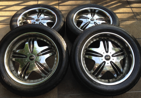 ล้อ VIP ขอบ 20 สภาพสวย พร้อมยาง 265 50 20 ราคาไม่แพง