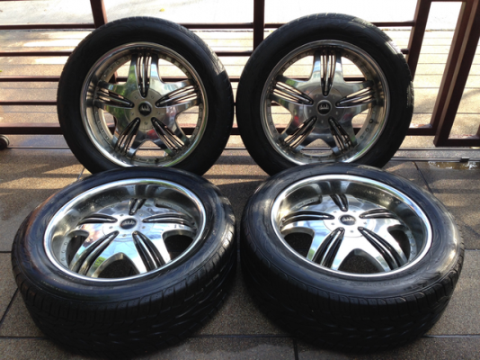 ล้อ VIP ขอบ 20 สภาพสวย พร้อมยาง 265 50 20 ราคาไม่แพง