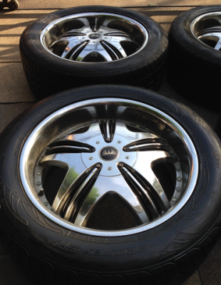 ล้อ VIP ขอบ 20 สภาพสวย พร้อมยาง 265 50 20 ราคาไม่แพง