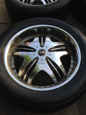 ล้อ VIP ขอบ 20 สภาพสวย พร้อมยาง 265 50 20 ราคาไม่แพง