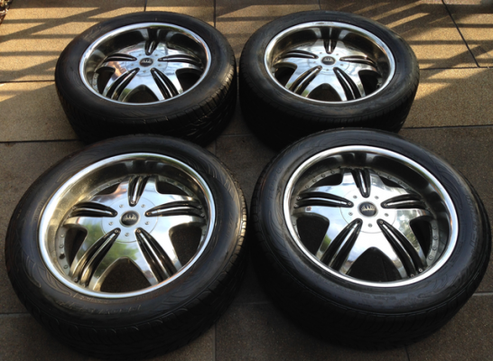 ล้อ VIP ขอบ 20 สภาพสวย พร้อมยาง 265 50 20 ราคาไม่แพง