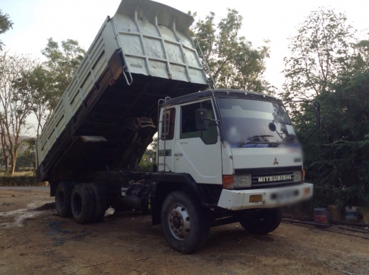 ขายรถสิบล้อดัมพ์ Mitsubishi turbo TF#42xx เครื่องเดิม 6D16 turbo-220 แรง ปี 41 กระบะดัมพ์เหล็ก ทะเบียนพร้อม
