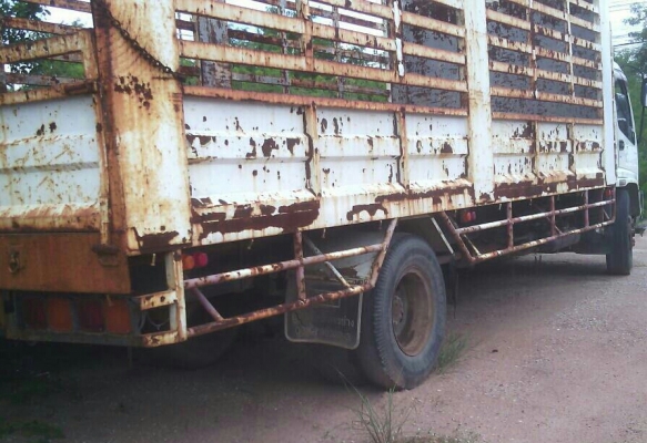 หกล้อ อีซูซุFTR33P2-200ยูโร2ปี47 กะบะเหล็อกค็อกสูงยาว7.20ม สภาพดีเดิมพร้อมใช้งาน ทะเบียนพร้อมโอน