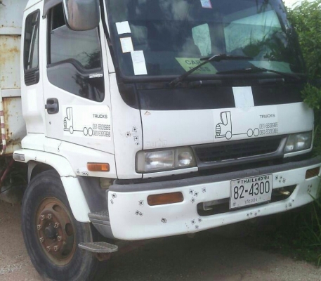 หกล้อ อีซูซุFTR33P2-200ยูโร2ปี47 กะบะเหล็อกค็อกสูงยาว7.20ม สภาพดีเดิมพร้อมใช้งาน ทะเบียนพร้อมโอน