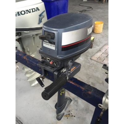ขายเครื่องเรือเร็ว Yamaha 4แรงม้า 2จังหวะ มือสองจากญี่ปุ่น ไม่เคยใช้ในไทยมาก่อน