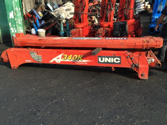 ขายเครนติดรถบรรทุก 3 ตัน UNIC A340K 3 ท่อน สภาพสวย