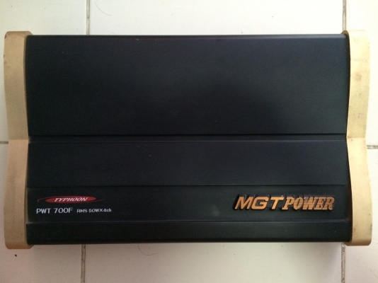 TYPHOON PWT700F RMS 50WX4CH ขับSUB ครอสโอเวอร์ในตัว มือ2 ญี่ปุ่น