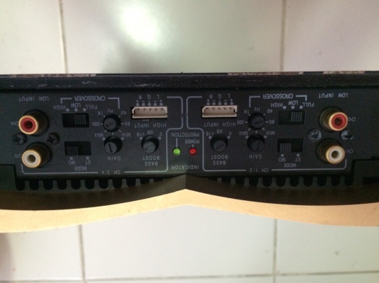 TYPHOON PWT700F RMS 50WX4CH ขับSUB ครอสโอเวอร์ในตัว มือ2 ญี่ปุ่น