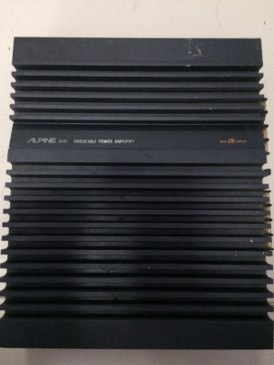 Alpine 3542 2CH 180W-1CH 4โอห์ม 70W-2CH 4โอห์ม Made in Japan มือ2 ญี่ปุ่น