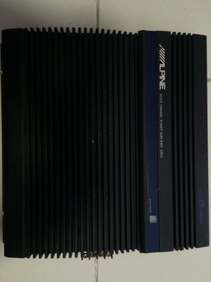 Alpine 3553 4CH 35W-4CH 4Ohms หรือ 50W-4CH 2Ohms 100W 2CH Made in Japan มือ2 ญี่ปุ่น