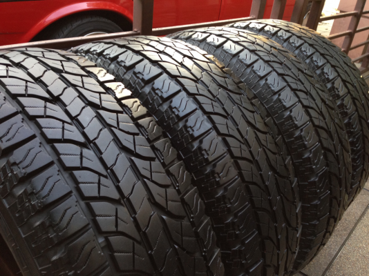 ยาง All Yokohama 265 70 16 กลางปี13 ดอกเต็ม ใช้กันยาว ราคาไม่แพง