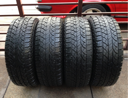 ยาง All Yokohama 265 70 16 กลางปี13 ดอกเต็ม ใช้กันยาว ราคาไม่แพง