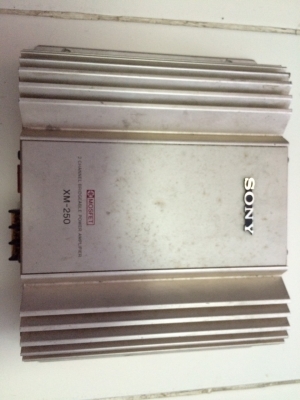 SONY XM-250 2CH 100W-1CH 50W-2CH มือ2 ญี่ปุ่น