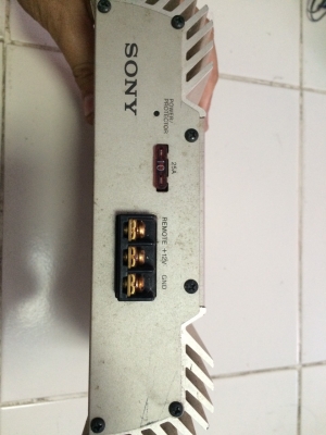 SONY XM-250 2CH 100W-1CH 50W-2CH มือ2 ญี่ปุ่น