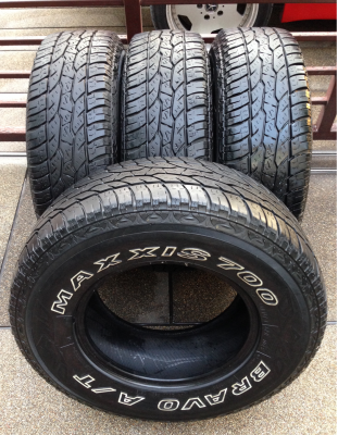 ยาง All Maxxis 30 9.5 R15 ปลายปี13 ดอกเยอะพร้อมใช้งาน ราคาไม่แพง