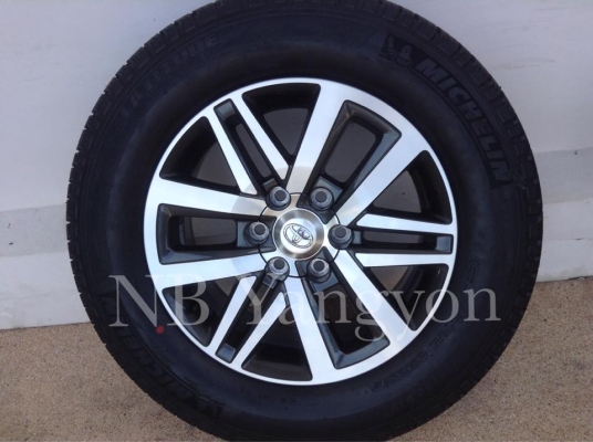ล้อแม็ก New Fortuner ฟอจูนเนอร์ ขอบ 18 พร้อมยาง มิชลิน 265-60-18 ปี15