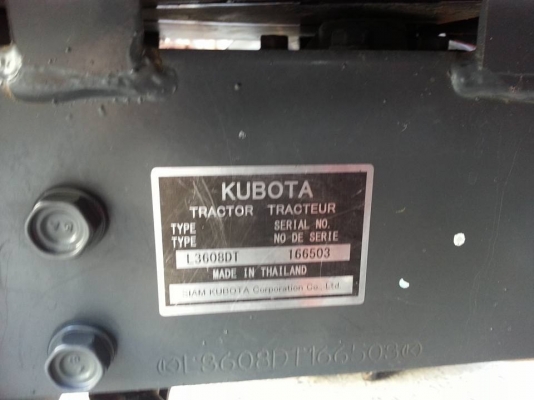 คูโบต้า L3408  4 WD 2 เพลา ตัวเปล่า แน่นๆเดิมๆทั้งคัน ทำงาน 789 ชั่วโมง..เล่มทะเบียนพร้อม