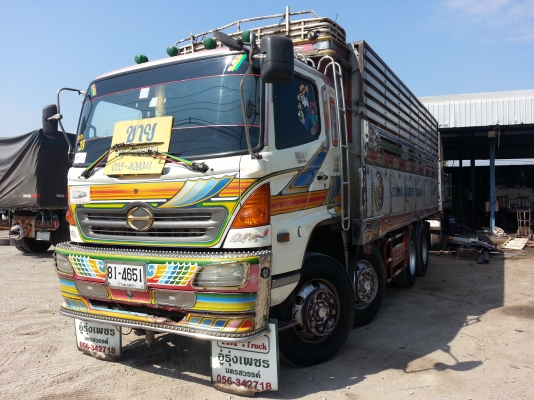 ขายHino mega 12ล้อ ดั้ม อู่เบิ้ม กระบะปรีเนียม ชุดใหญ่ ปี2546
