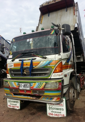 ขายHino mega 12ล้อ ดั้ม อู่เบิ้ม กระบะปรีเนียม ชุดใหญ่ ปี2546