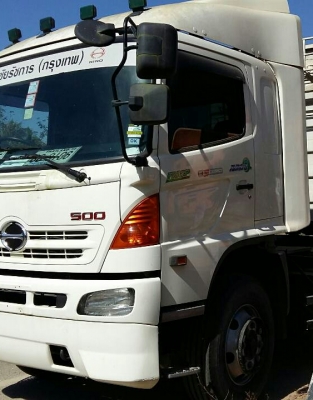 หัวลาก ฮีโน่ 380ปี55 ซีรี่500 สภาพสวยบางเดิมใช้งานน้อย วิ่ง100,000กม เล่มทะเบียนพร้อมโอน