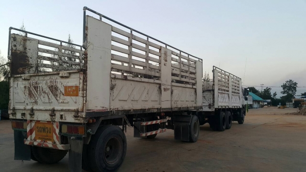 ขายด่วนลูกพ่วงสามมิตรไม่ดั้ม สวยๆ ยาว6.50 สูง1.90 คัสซีสวย ช่วงล่างดี ขายด่วนลูกพ่วงสามมิตรไม่ดั้ม สวยๆ ยาว6.50 สูง1.90 คัสซีสวย ช่วงล่างดี