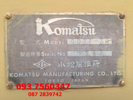 ขายรถเกรดเดอร์ Komatsu gd 31-3h