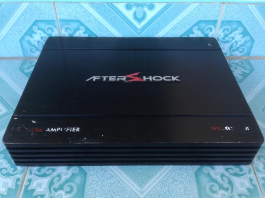 แอมป์4chคลาสเอบี After shock มือสองสภาพดี ใช้งานปกติ ขับกลางแหลมเสียงดี ขาย 1450 บาท สนใจ0892425454 อยู่สระบุรีส่งได้