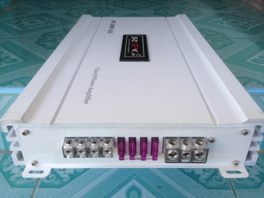 แอมป์คลาสดี RPG 2000W มือสองสภาพสวย เดิมๆไม่เคยซ่อม ไม่กินไฟมาก ขับซับ10&quot;-12&quot;หล่อได้ ขาย 3150 บาท สนใจ0892425454 อยู่สระบุรีส่งได้