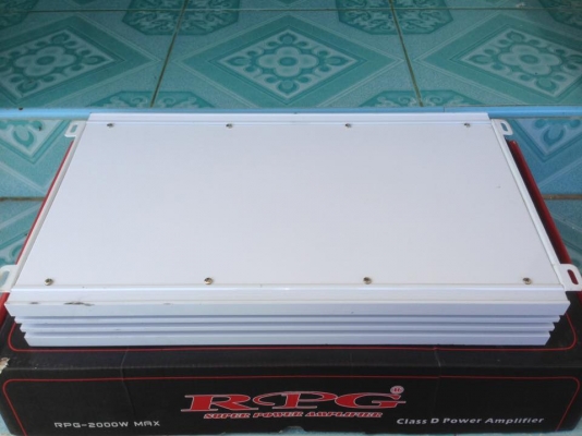 แอมป์คลาสดี RPG 2000W มือสองสภาพสวย เดิมๆไม่เคยซ่อม ไม่กินไฟมาก ขับซับ10&quot;-12&quot;หล่อได้ ขาย 3150 บาท สนใจ0892425454 อยู่สระบุรีส่งได้