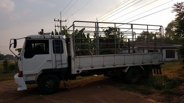 ขาย6ล้อ 165 6D14TF แชชซีสวยเต็มลำ เครื่องดี หัวแค็บ พร้อมคอกเสริมข้าง กระบะคาร์โก้ยาว5.30เมตร แอร์ครบ สภาพพร้มวิ่งงาน พร้อมวิ่งร่อง