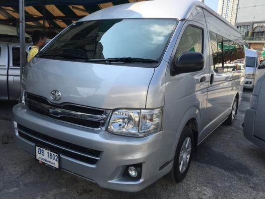 โทร 0922726669 คุณตันหยงรถตู้เบสมือสองฝั่งธนฯ ตู้ดีเซลล์ปี 2013 เบาะหนัง 3 แถว ราคา 899000 บาท