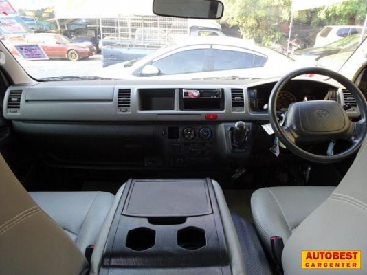 โทร 0922726669 คุณตันหยงรถตู้เบสมือสองฝั่งธน รถตู้ COMMUTER ดีเซลล์ ปี 2012 เบาะ 3 แถว ราคา 849000  บาท