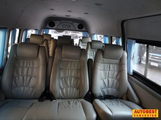 โทร 0922726669 คุณตันหยงรถตู้เบสมือสองฝั่งธน รถตู้ COMMUTER ดีเซลล์ ปี 2012 เบาะ 3 แถว ราคา 849000  บาท