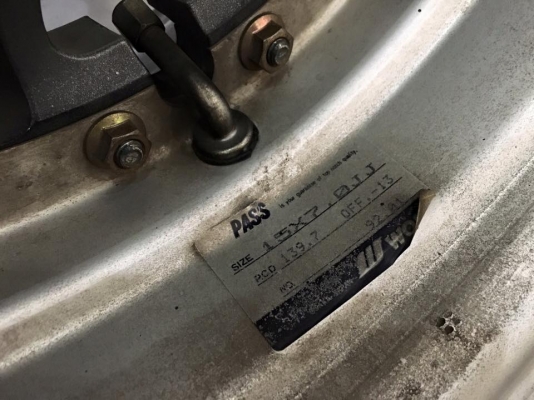 ล้อ WORK CRAG 2 ชิ้นแท้ ขอบ 15x7" ET-13 6/139.7 สวยๆมี 5 วง ประมูลญี่ปุ่น