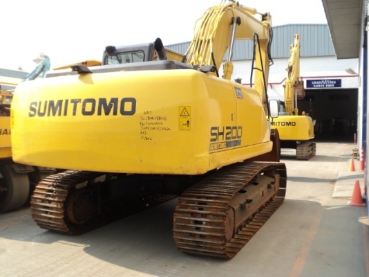 รถขุดแบ็คโฮ ซูมิโตโม่ รุ่น SH200-5 #BH4111 ปี 2012 กล้องมองหลังรอบคัน งามๆค่ะ เก่าญี่ปุ่นแท้ๆ เข้ามาเช็คสภาพได้นะคะ 061-4194022 ใหม่ค่ะ