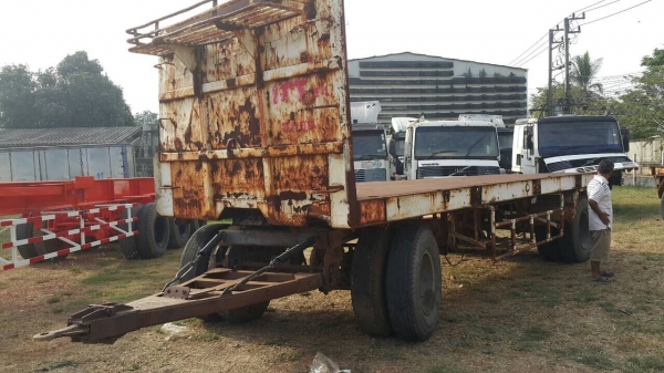 ลูกพ่วงพื้นเรียบ ยาว6.40 เมตร