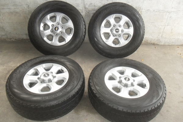 ล้อแม็ก16นิ้ว6รุ เชฟ พร้อมยาง สวยๆ 4 ล้อ ราคา 6900 บาท